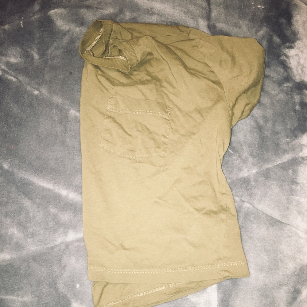 green crop top